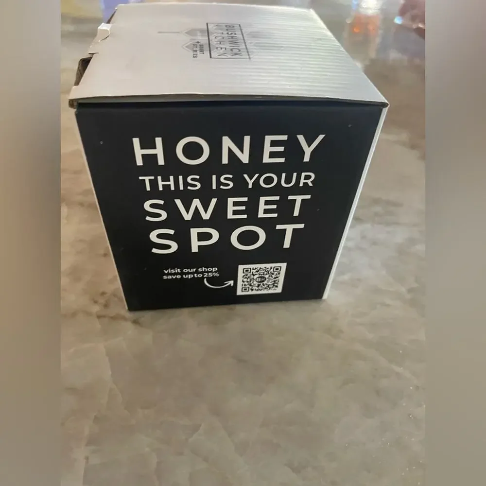 Bushwick Kitchen honey pot NEW in box